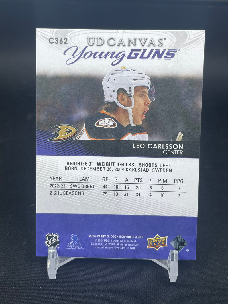 2023 UPPER DECK EXTENDED SERIES - UD CANVAS YOUNG GUNS - L. CARLSSON -