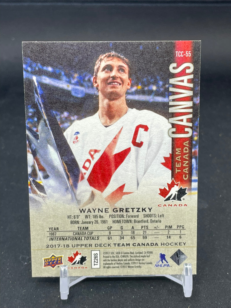 2017 UPPER DECK TEAM CANADA - CANVAS - W. GRETZKY -