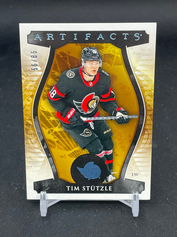 2023 UPPER DECK ARTIFACTS - LIGHT BLUE STEEL - T. STUTZLE - #132 - #'D/85
