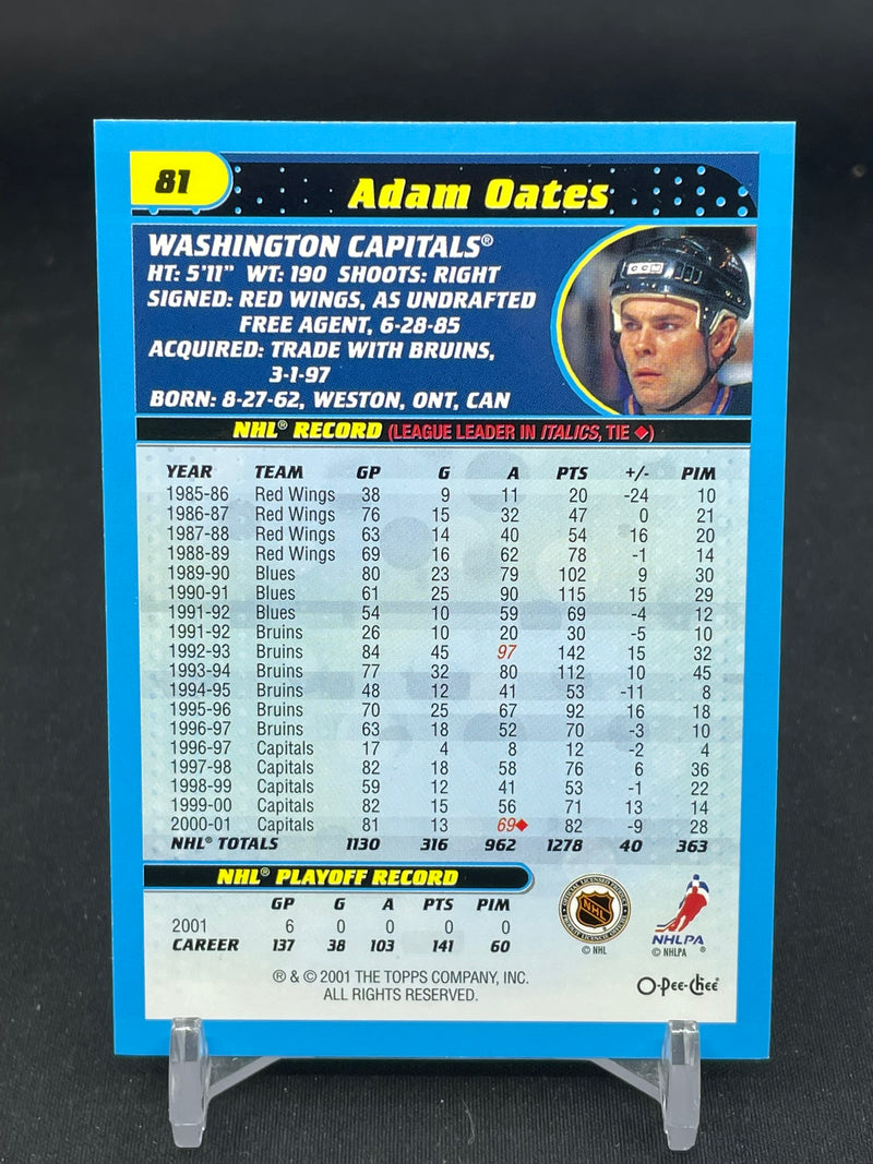 2001 O-PEE-CHEE - HERITAGE - SINGLES - SELECT YOUR PLAYER