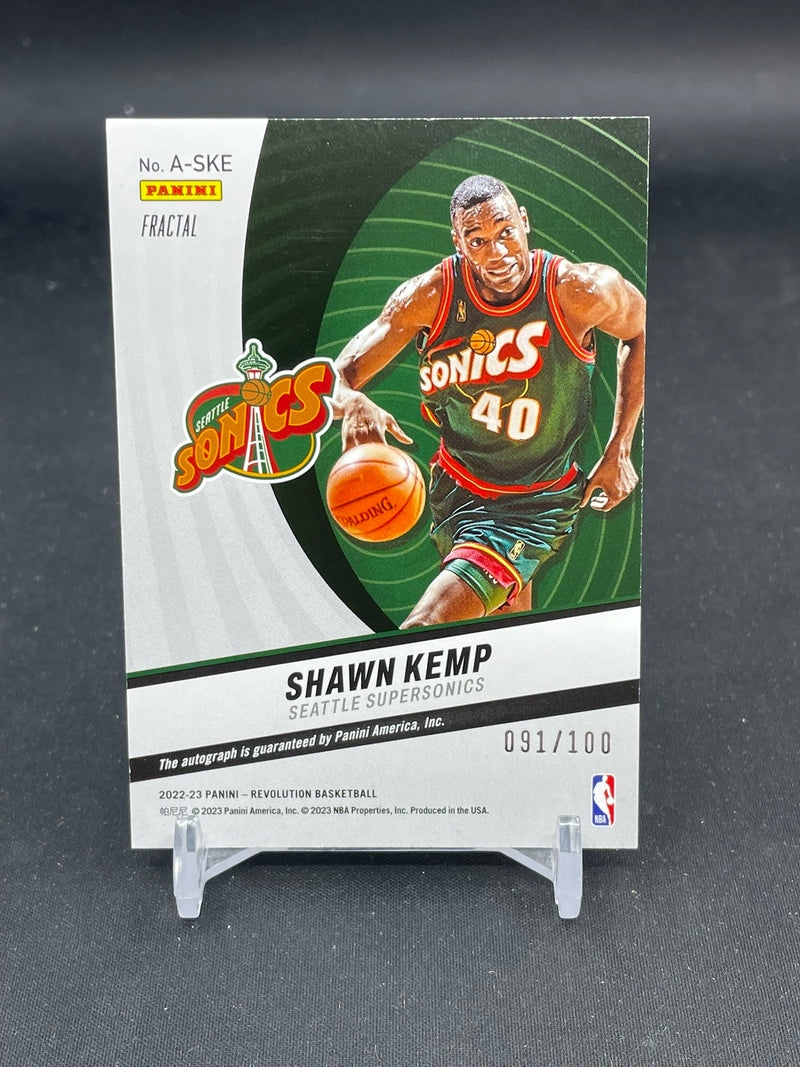 2022 PANINI REVOLUTION - FRACTAL - S. KEMP - #A-SKE - #'D/100 - AUTOGRAPH
