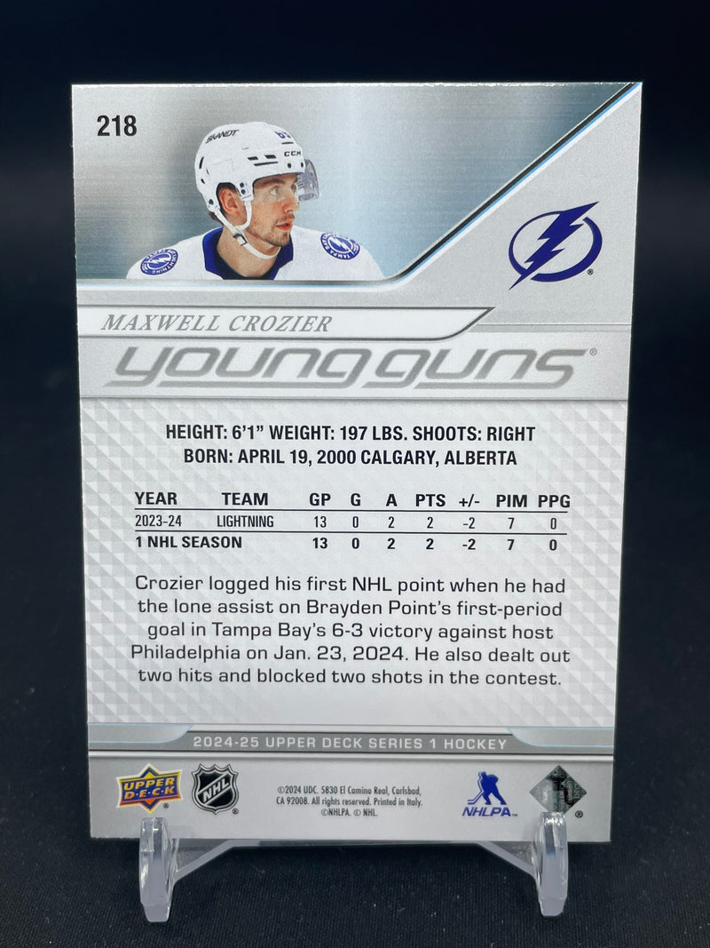 2024 UPPER DECK SERIES ONE - YOUNG GUNS - M. CROZIER -