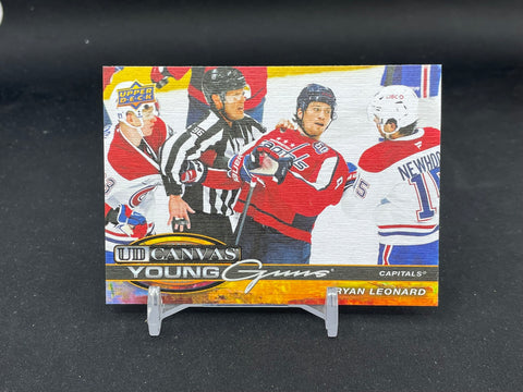 2025 UPPER DECK SERIES TWO - UD CANVAS - YOUNG GUNS - R. LEONARD - #C-237 - RC