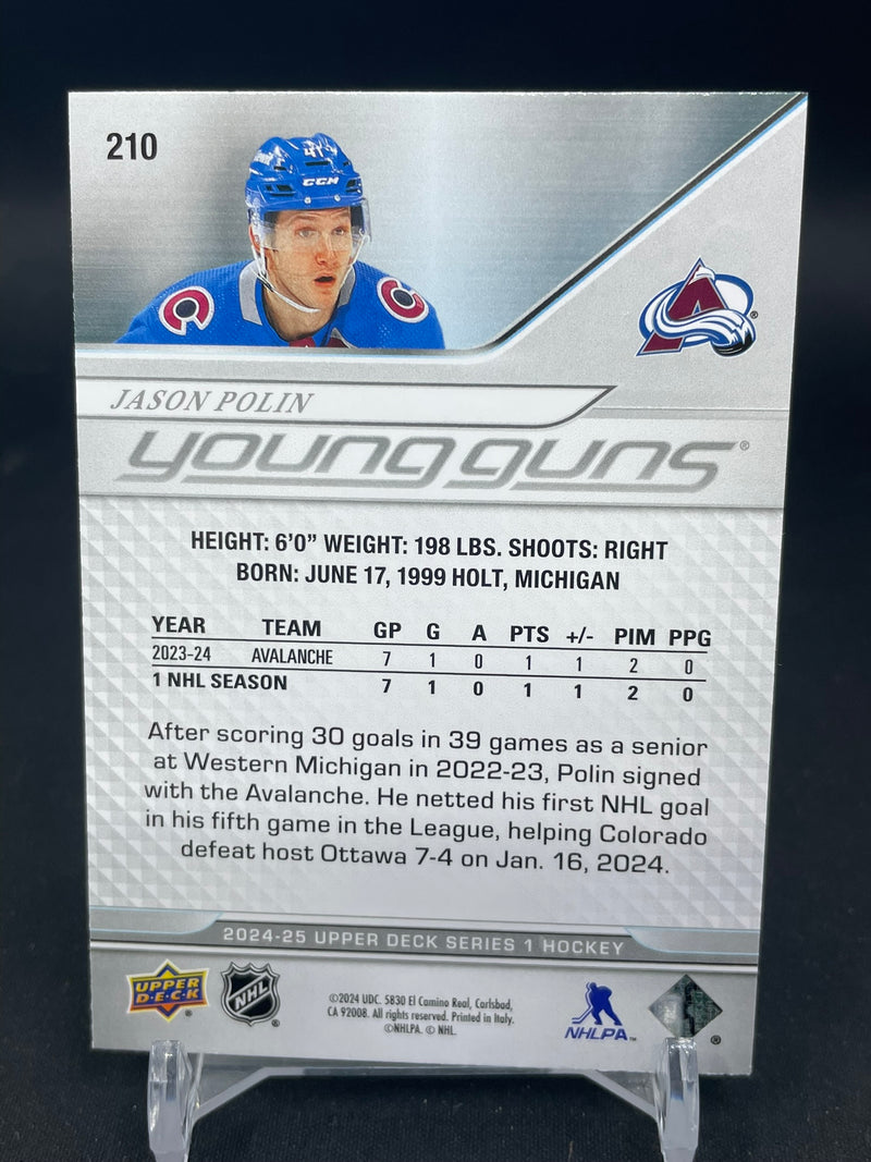 2024 UPPER DECK SERIES ONE - YOUNG GUNS - J. POLIN -