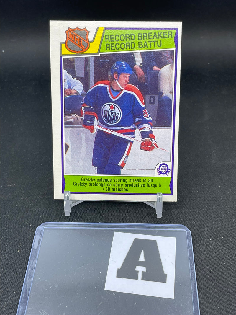 1983 O-PEE-CHEE - RECORD BREAKERS - W. GRETZKY -