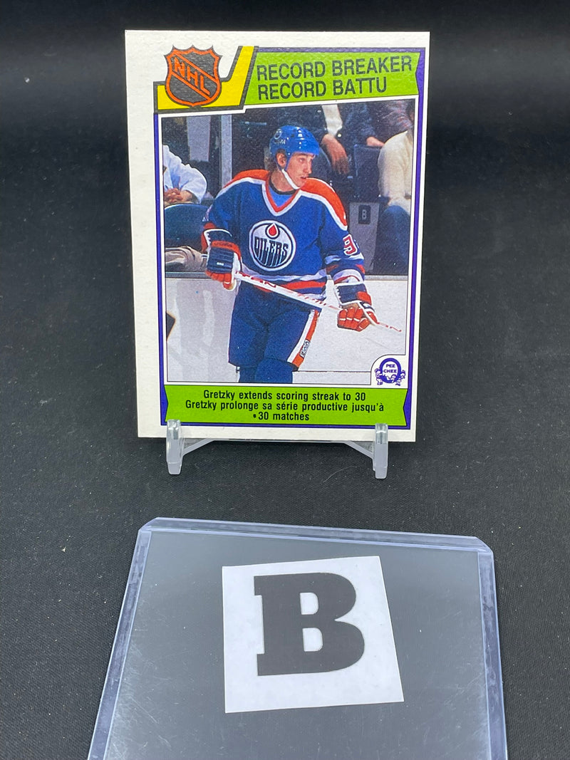 1983 O-PEE-CHEE - RECORD BREAKERS - W. GRETZKY -