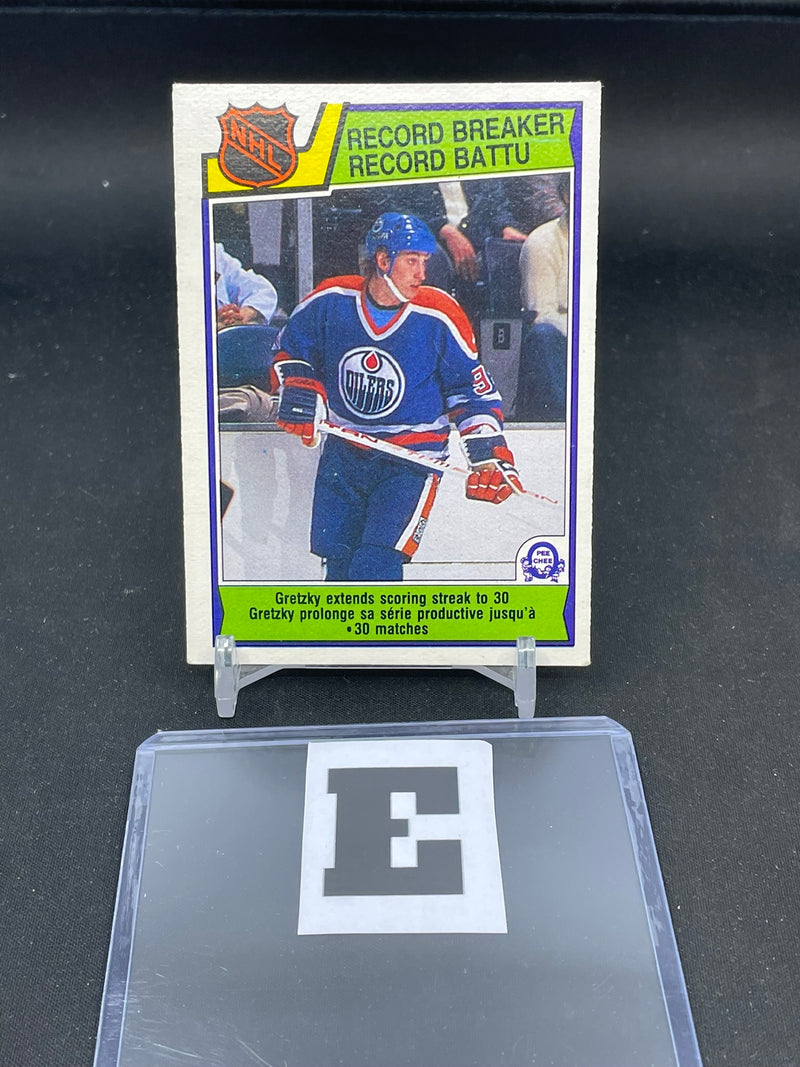 1983 O-PEE-CHEE - RECORD BREAKERS - W. GRETZKY -