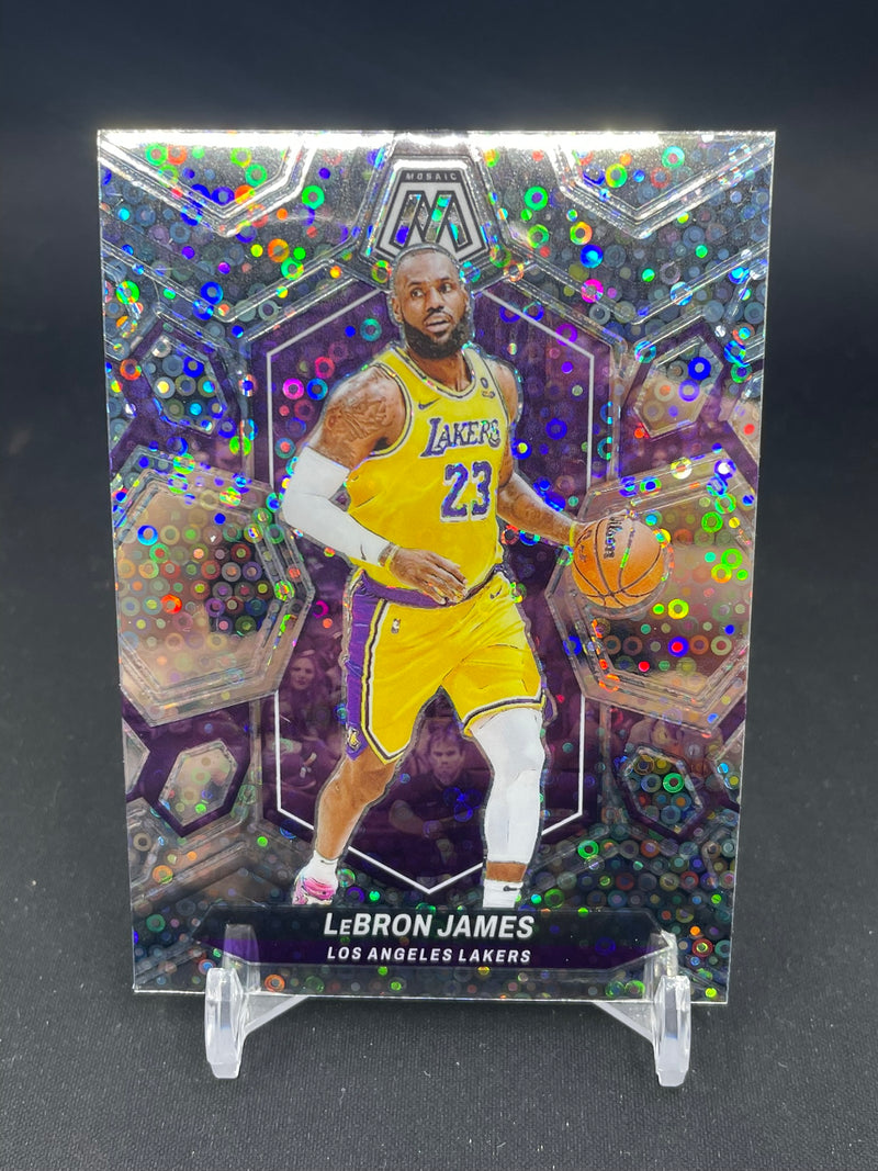 2023 PANINI MOSAIC - SILVER FASTBREAK PRIZM - L. JAMES -