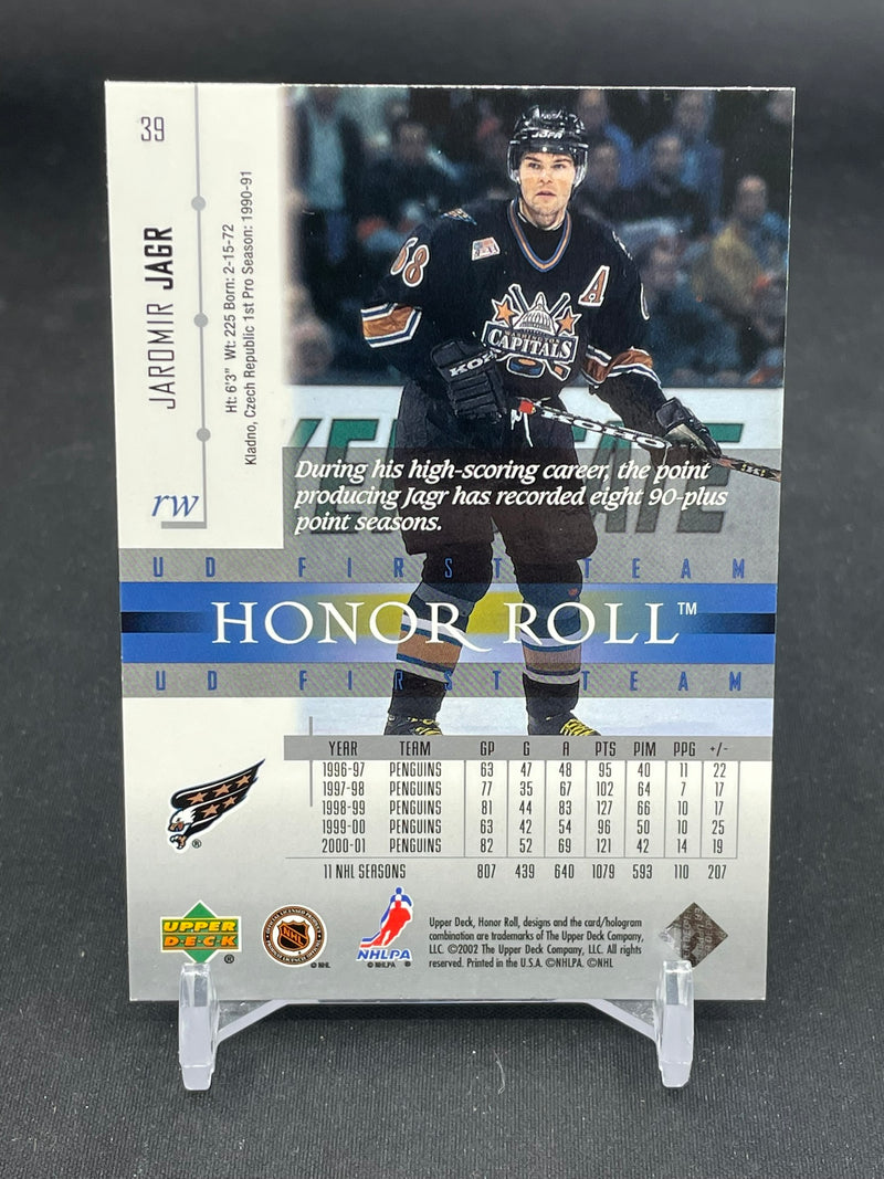 2002 UPPER DECK HONOR ROLL - UD FIRST TEAM - J. JAGR -