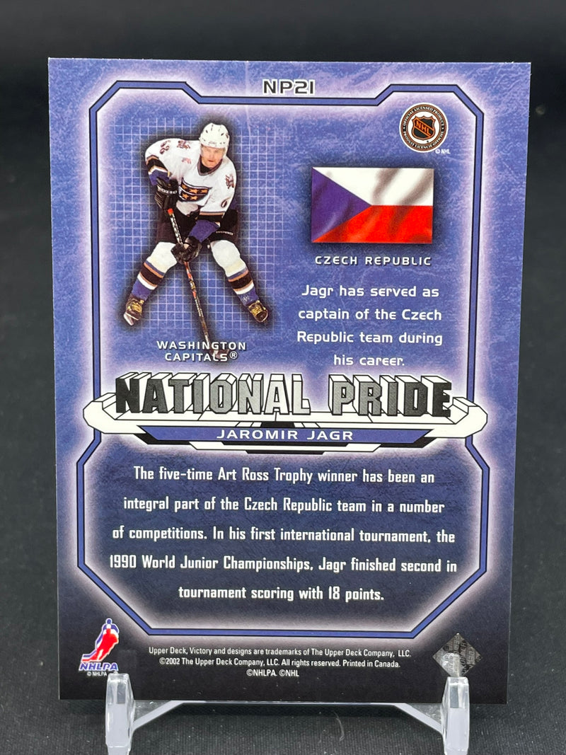 2002 UPPER DECK VICTORY - NATIONAL PRIDE - J. JAGR -