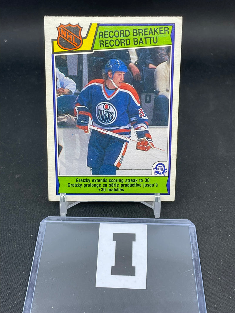 1983 O-PEE-CHEE - RECORD BREAKERS - W. GRETZKY -