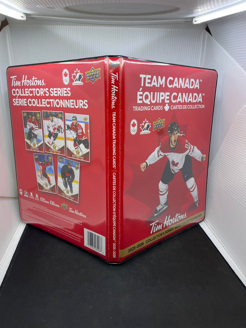 2025-26 UPPER DECK TIM HORTONS TEAM CANADA BINDER