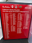 2025-26 UPPER DECK TIM HORTONS TEAM CANADA BINDER