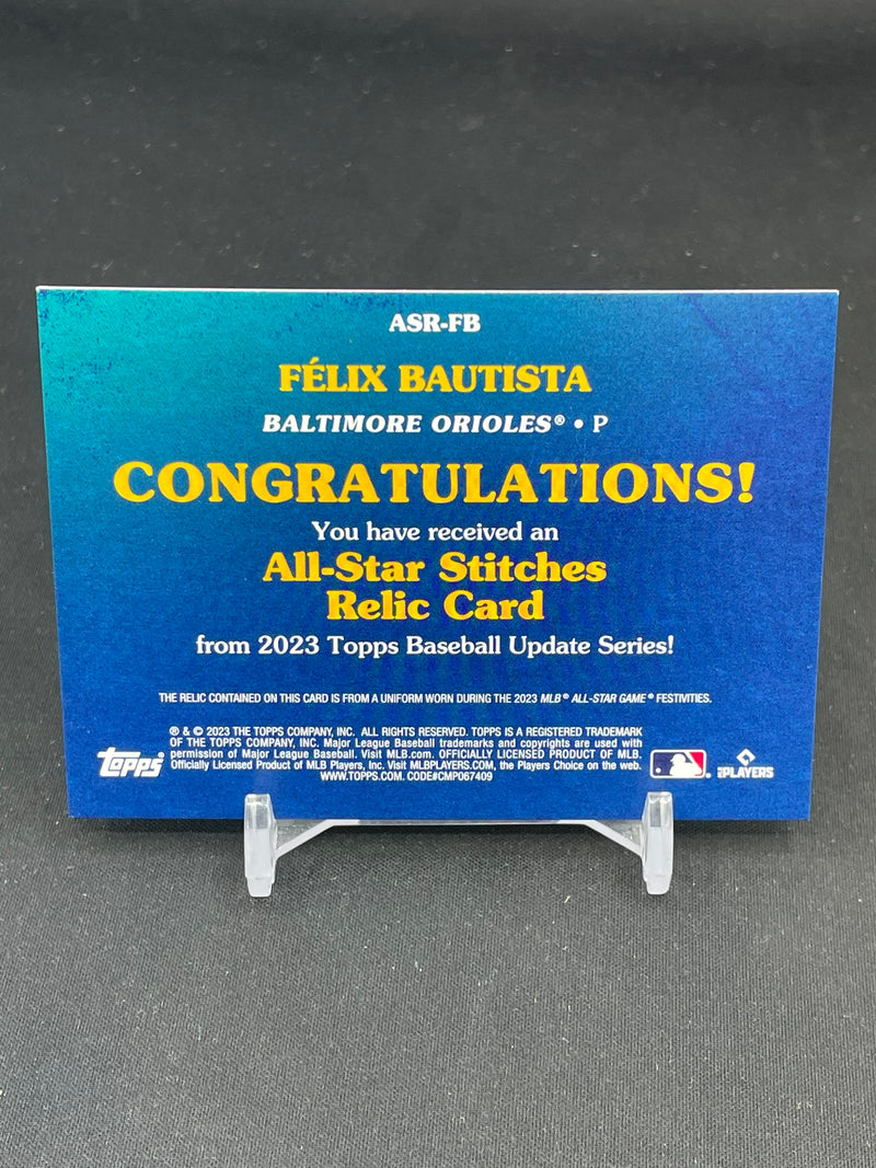 2023 TOPPS UPDATE - ALL-STAR STITCHES - F. BAUTISTA -