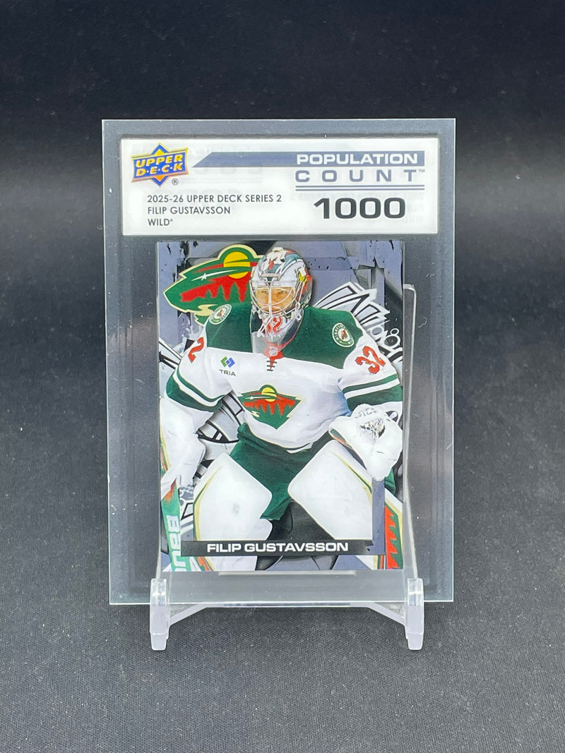 2025 UPPER DECK SERIES TWO - POPULATION COUNT 1000 - F. GUSTAVSSON - #PC-39 - #'D/1000