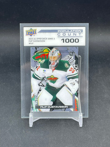 2025 UPPER DECK SERIES TWO - POPULATION COUNT 1000 - F. GUSTAVSSON - #PC-39 - #'D/1000