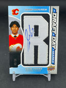 2025 UPPER DECK SP GAME USED - DRAFT DAY MARKS - Z. PAREKH - #DDM-ZP - #'D/35 - RELIC - AUTOGRAPH