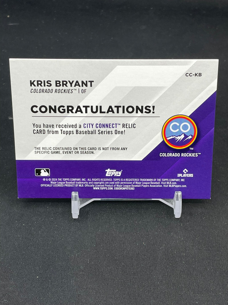 2023 TOPPS SERIES ONE - CITY CONNECT - K. BRYANT -