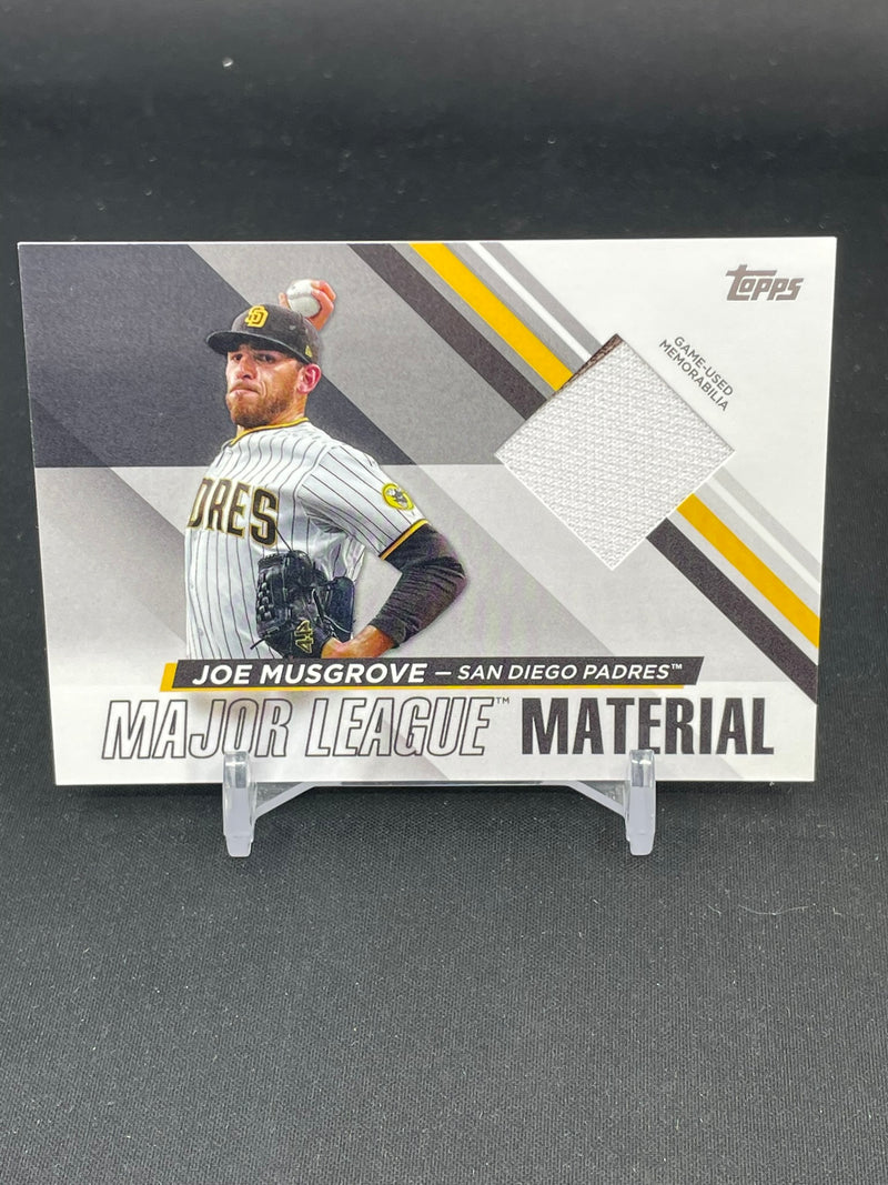 2024 TOPPS SERIES ONE - MAJOR LEAGUE MATERIAL - J. MUSGROVE -