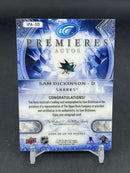 2025 UPPER DECK ICE - PREMIERES AUTOS - S. DICKINSON - #IPA-SD - #'D/299 - AUTOGRAPH - RC