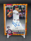 2026 TOPPS CHROME - ORANGE RAYWAVE REFRACTOR - S. OGASAWARA - #RA-SO - #'D/25 - AUTOGRAPH - RC