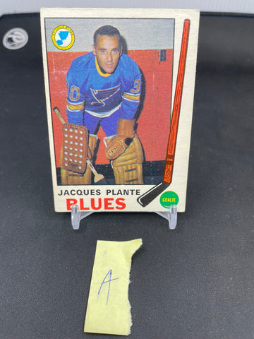 1969 O-PEE-CHEE - J. PLANTE - #180