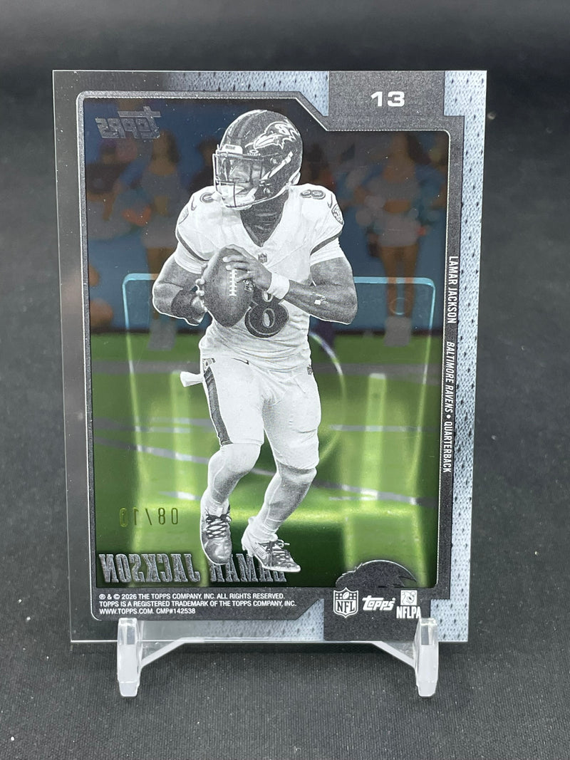 2026 TOPPS - CLEAR VARIATION - L. JACKSON - #13 - #'D/10