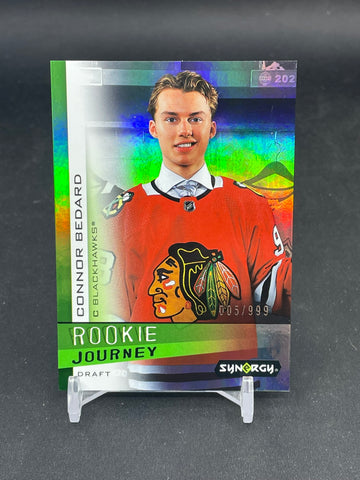 2023 UPPER DECK SYNERGY - ROOKIE JOURNEY - C. BEDARD - #RJ-12 - #'D/999 - RC