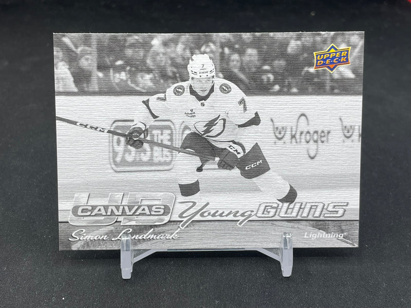 2026 UPPER DECK SERIES ONE - B/W - UD CANVAS - YOUNG GUNS - S. LUNDMARK -