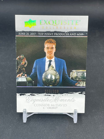 2021 UPPER DECK EXQUISITE - EXQUISITE MOMENTS - C. MCDAVID - #ECM-CM - #'D/399