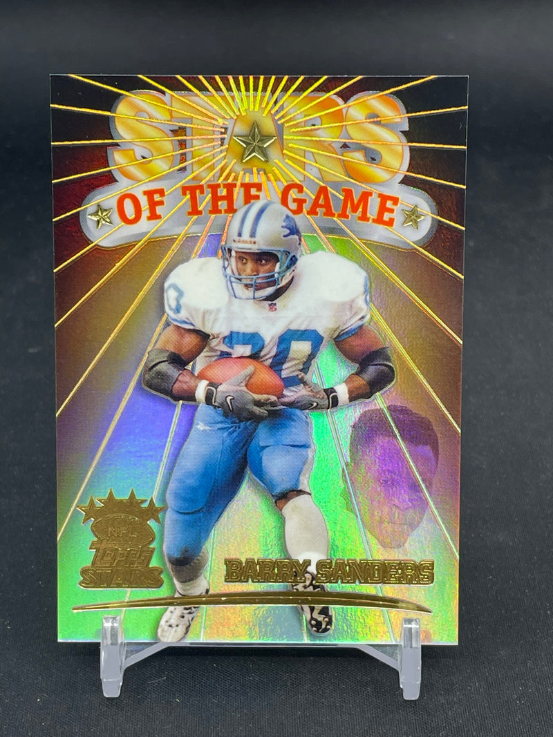 1999 TOPPS STARS - STARS OF THE GAME - B. SANDERS - #S3 - #'D/1999
