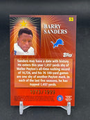 1999 TOPPS STARS - STARS OF THE GAME - B. SANDERS - #S3 - #'D/1999