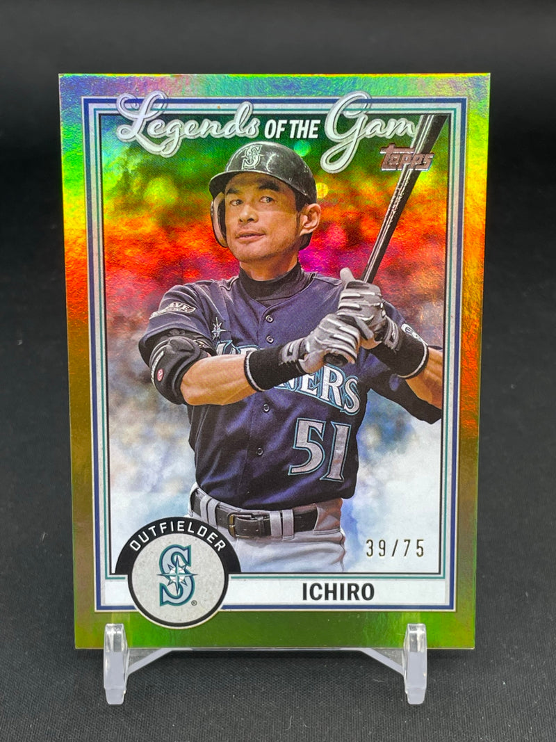 2023 TOPPS SERIES TWO - LEGENDS OF THE GAME - GOLD - ICHIRO - #LG-25 - #'D/75