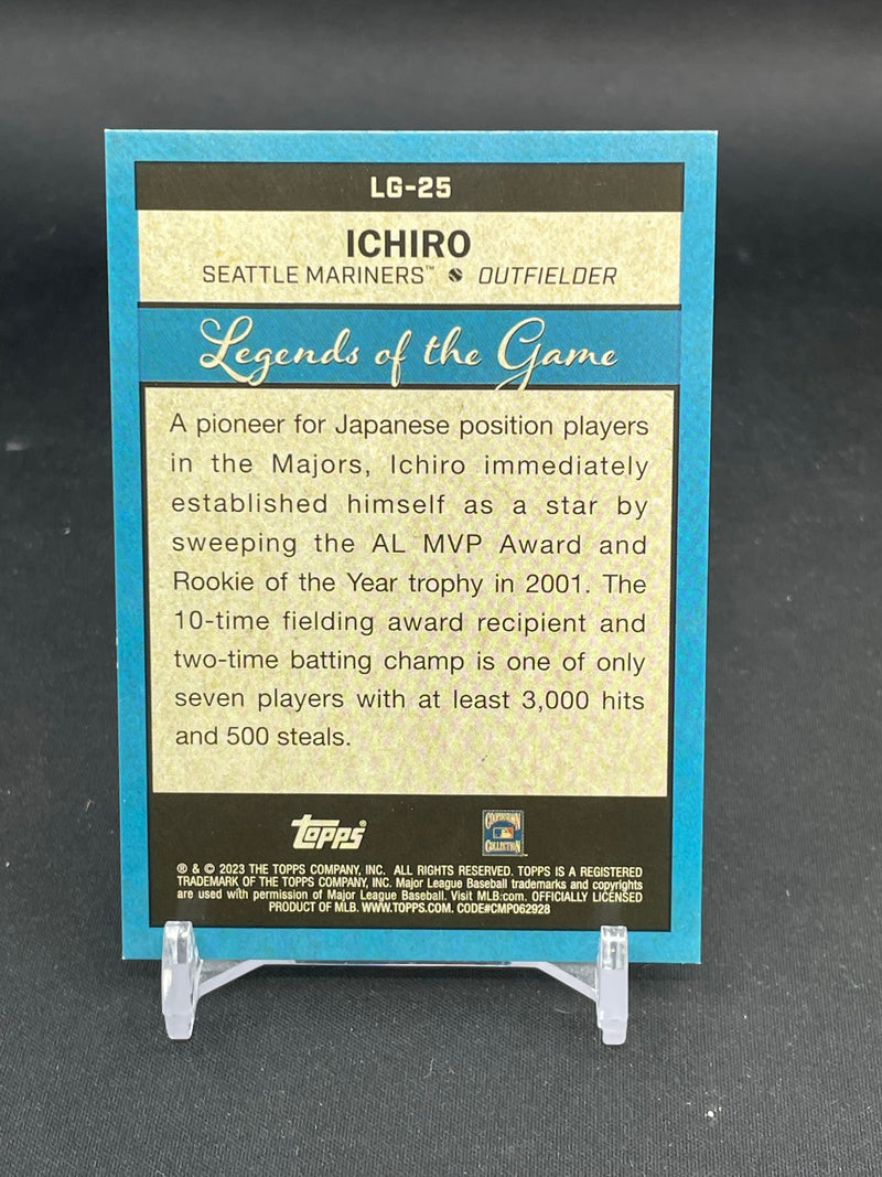 2023 TOPPS SERIES TWO - LEGENDS OF THE GAME - GOLD - ICHIRO - #LG-25 - #'D/75
