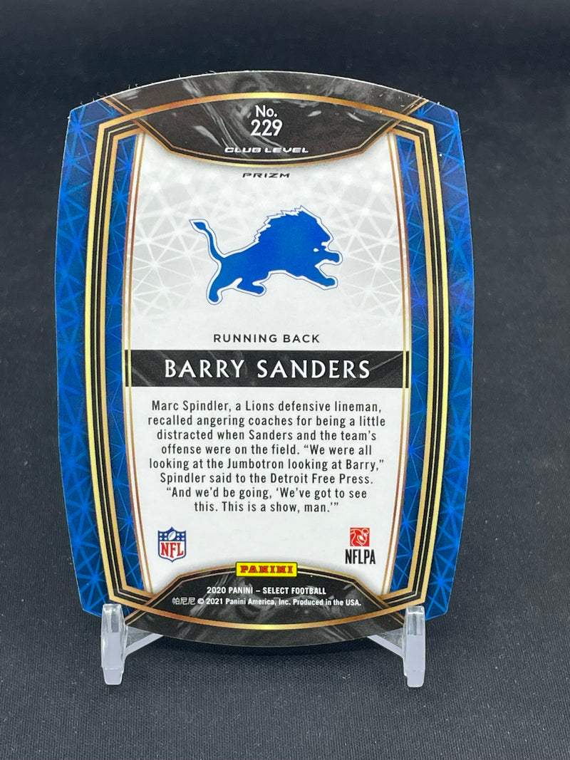 2020 PANINI SELECT - RED PRIZM - DIE-CUT - B. SANDERS -