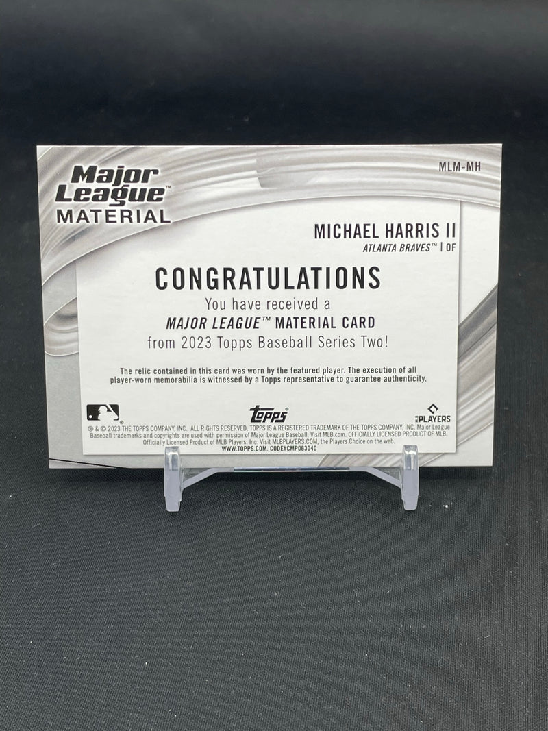 2023 TOPPS SERIES TWO - MAJOR LEAGUE MATERIAL - M. HARRIS II -