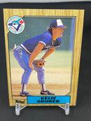 1987 TOPPS - K. GRUBER -