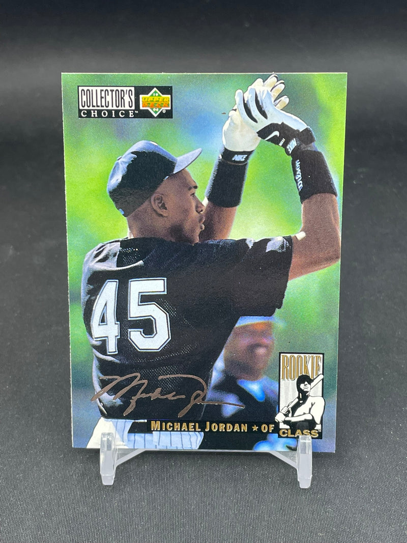1993 UPPER DECK COLLECTOR'S CHOICE - SILVER SIGNATURE - M. JORDAN -