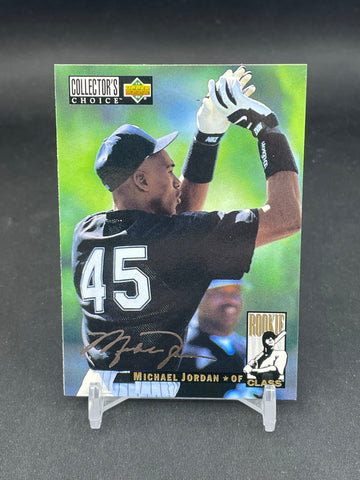 1993 UPPER DECK COLLECTOR'S CHOICE - SILVER SIGNATURE - M. JORDAN - #661 - RC