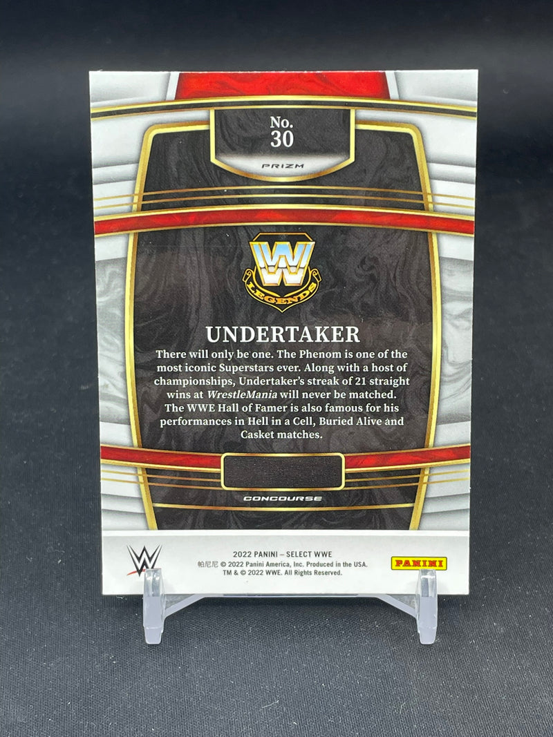 2022 PANINI SELECT - ORANGE FLASH - UNDERTAKER -