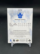2016 UPPER DECK ARTIFACTS - ROOKIE - B. LEIPSIC - #170 - #'D/99 - DUAL RELIC - AUTOGRAPH - RC