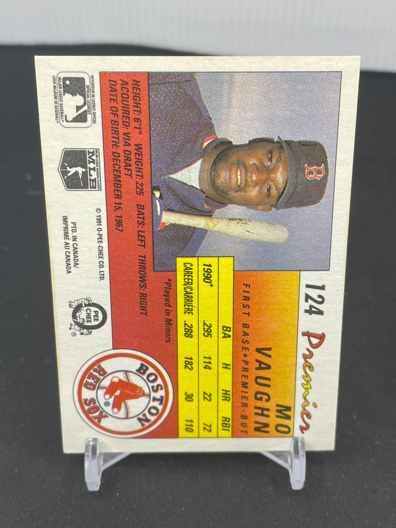 1991 O-PEE-CHEE PREMIER - M. VAUGHN -