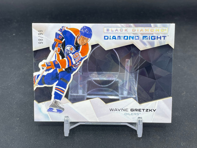 2025 UPPER DECK BLACK DIAMOND - DIAMOND MIGHT - W. GRETZKY - #DM-WG - #'D/99