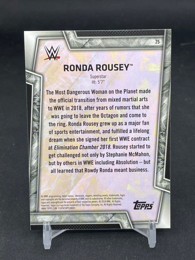2018 TOPPS WWE WOMEN'S DIVISION - R. ROUSEY -