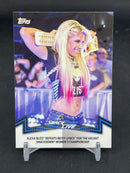 2018 TOPPS WWE WOMEN'S DIVISION - MOMENTS AND MATCHES - A. BLISS -