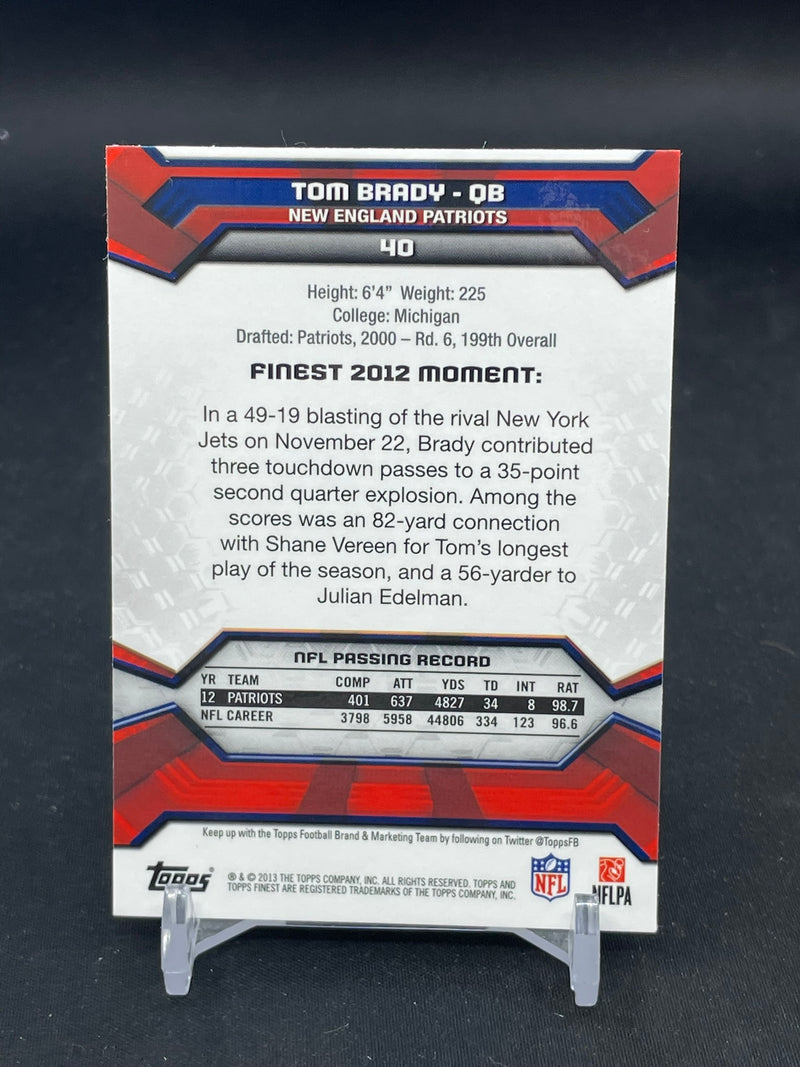 2013 TOPPS FINEST - T. BRADY -