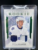 2016 UPPER DECK ARTIFACTS - EMERALD ROOKIE - W. NYLANDER - #161 - #'D/99 - DUAL RELIC - RC