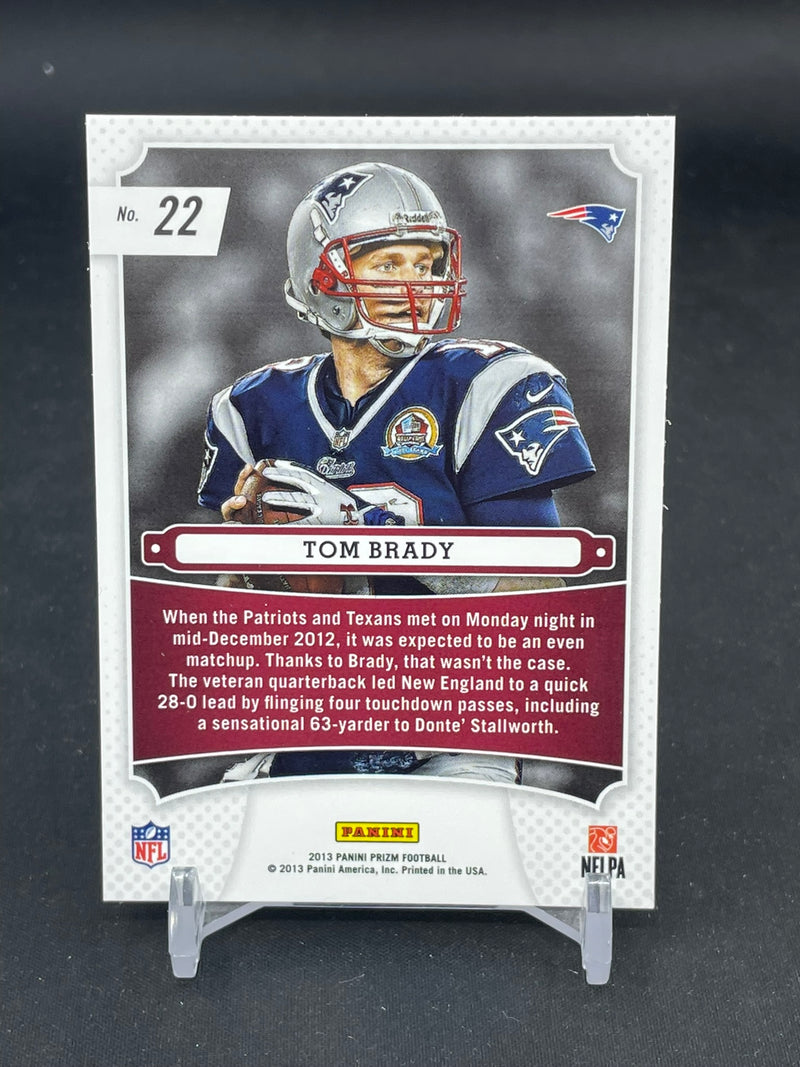 2013 PANINI PRIZM - MONDAY NIGHT HEROES - T. BRADY -