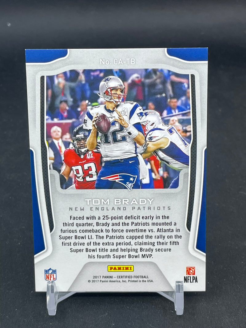 2017 PANINI CERTIFIED - CERTIFIED ACCOMPLISHMENTS - T. BRADY -