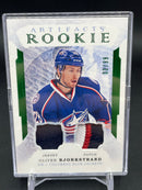 2016 UPPER DECK ARTIFACTS - EMERALD ROOKIE - O. BJORKSTRAND - #169 - #'D/99 - DUAL RELIC - RC